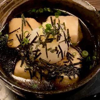 揚げ出し豆腐(とりなべ亭 北巽店)