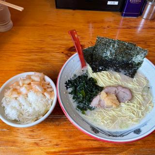 塩ラーメン　半ライス(椿　ラーメンショップ 木立店 )