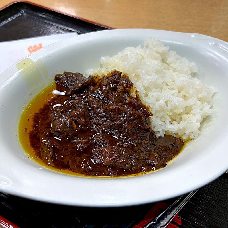 黒ビーフカレー(大衆食堂 半田屋 東口BiVi店 )