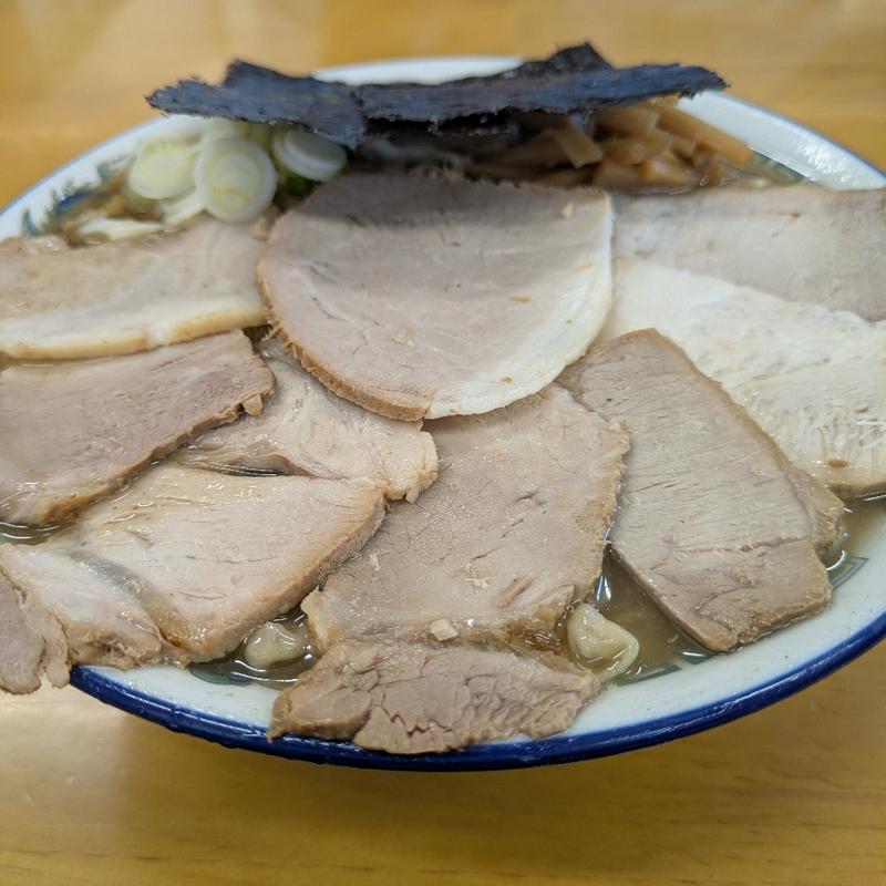 煮干し中華そば（大盛.チャーシュートッピング）(ケンちゃんラーメン 三川店 )