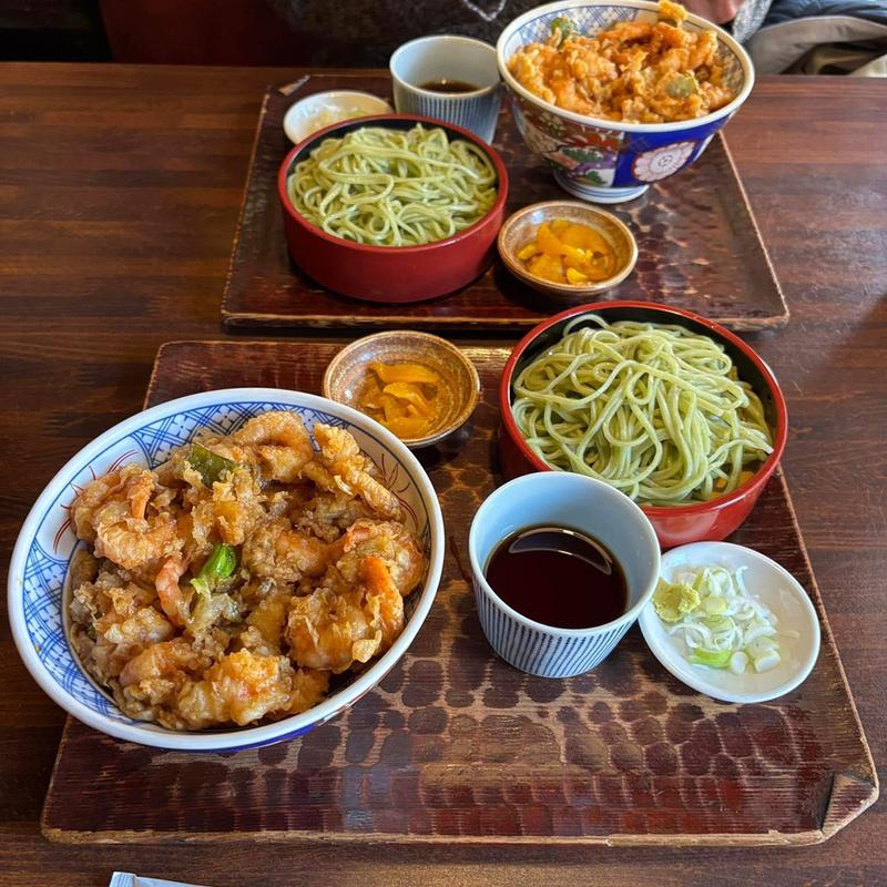 かき揚げ丼セット(そば処名古屋)