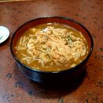 カレーかき揚げ南蛮そば(松月庵)