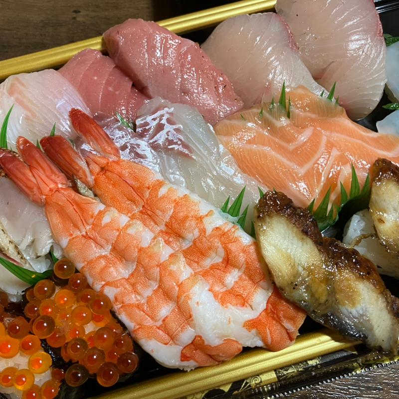 特上握り盛り合わせ(くら天然魚市場)