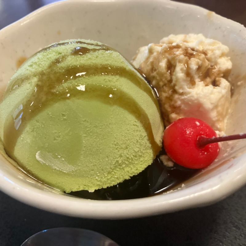 黒糖ゼリーと和三盆(藍屋静岡東千代田店)