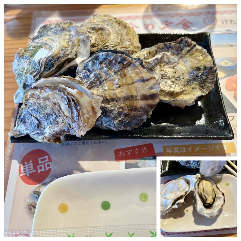 豊前海一粒かき　蒸し牡蠣(漁師食堂うのしま豊築丸)
