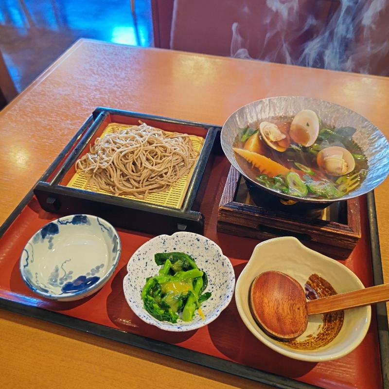 活はまぐりのつけそば膳(味の民芸 丸山台店)