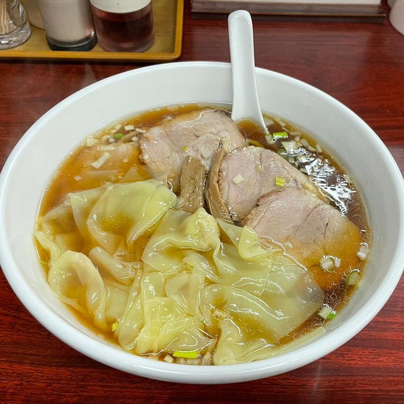 チャーシューメンワンタントッピング(中華料理　一喜)