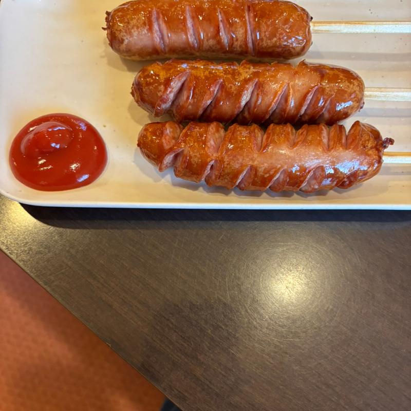 フランクソーセージ(元祖やきとり家美濃路 岡崎店)