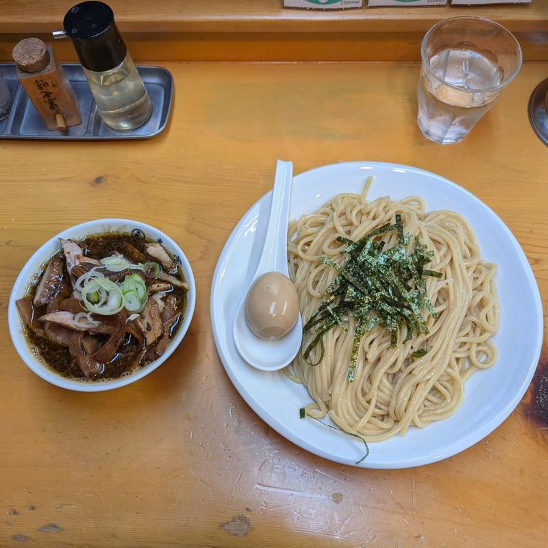 つけそば 大盛 味玉 チャーシュー 竹の子(中華そば 喜富)