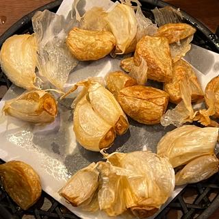 ニンニク丸揚げ(茄子美)