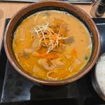 北海道味噌もつ煮ラーメン(酒々井パーキングエリア 上り ショッピングコーナー （シスイパーキングエリア ノボリ ショッピングコーナー）)