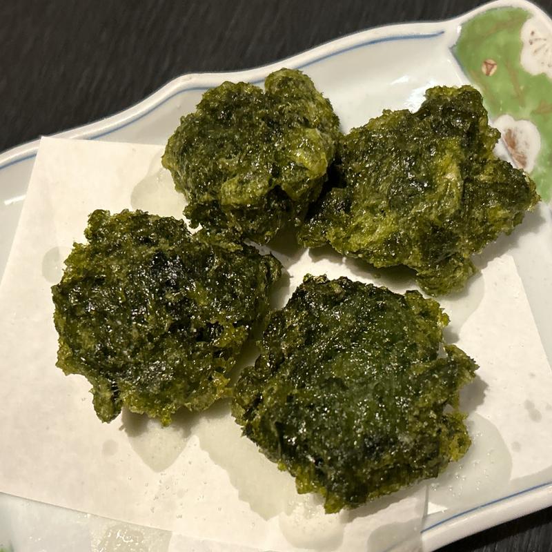 青さのり天ぷら(黒潮豪商播磨屋)