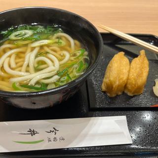 かけうどん　と　おいなりさん(道頓堀 今井 伊丹空港)