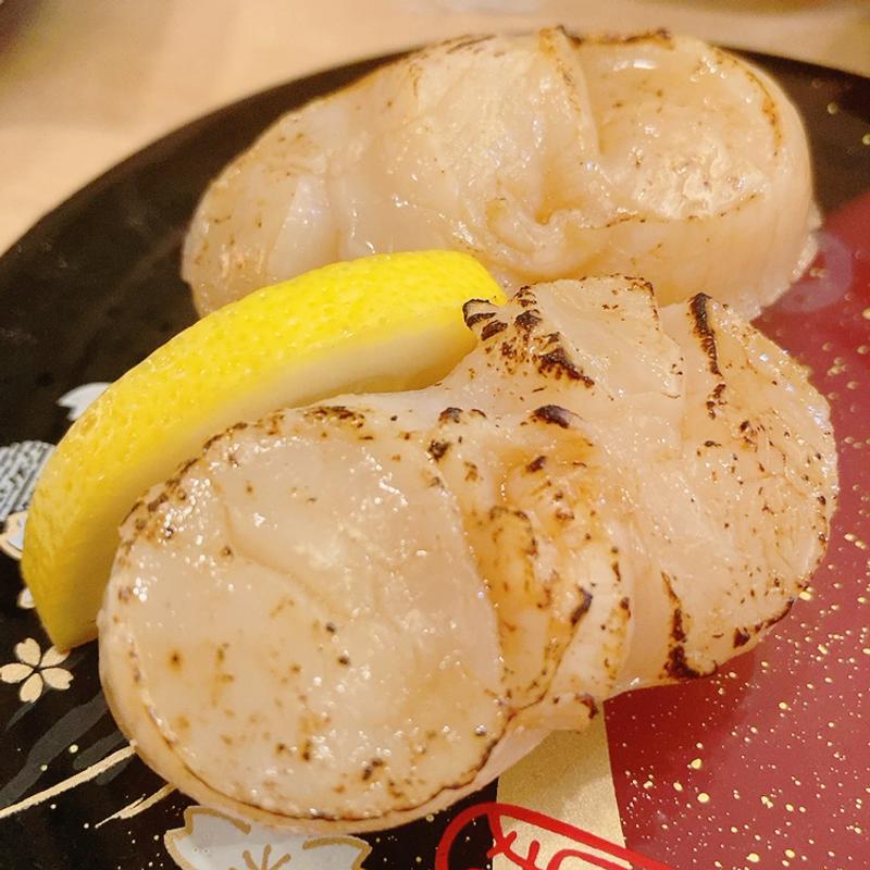 炙りホタテ(回転寿司　すし丸 可部店 )