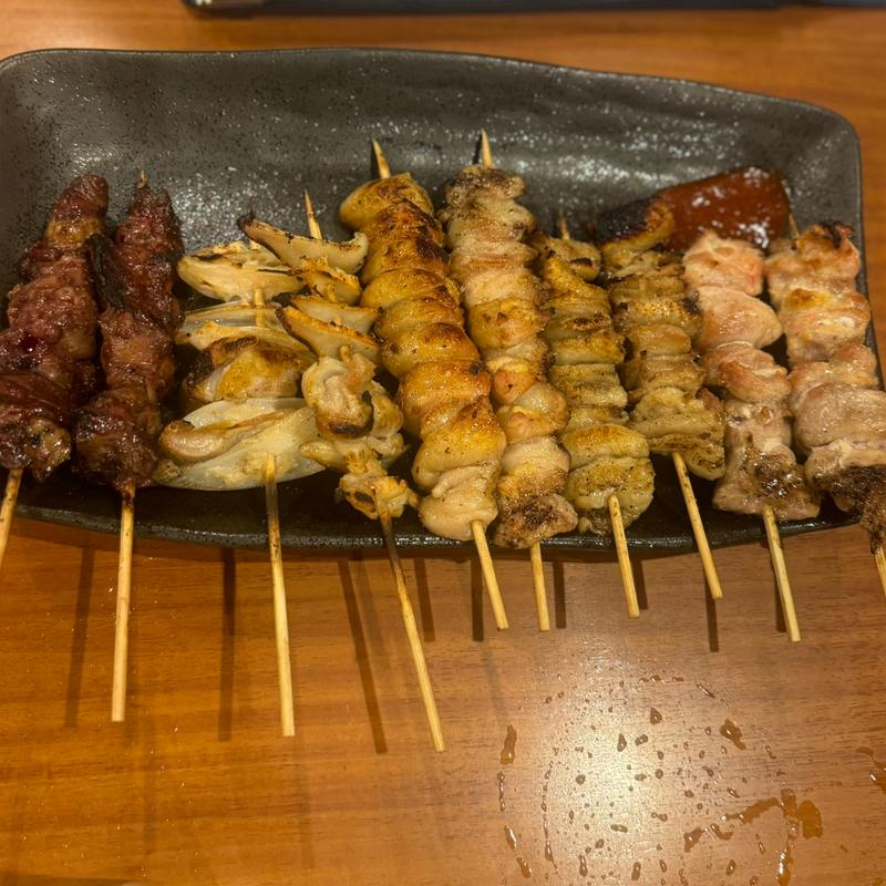 焼き鳥盛り合わせ(一力)