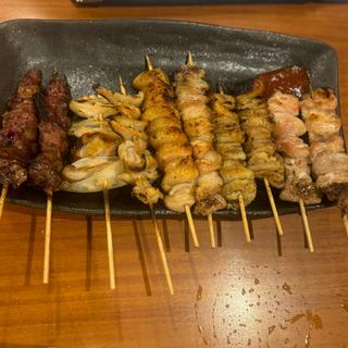 焼き鳥盛り合わせ(一力)
