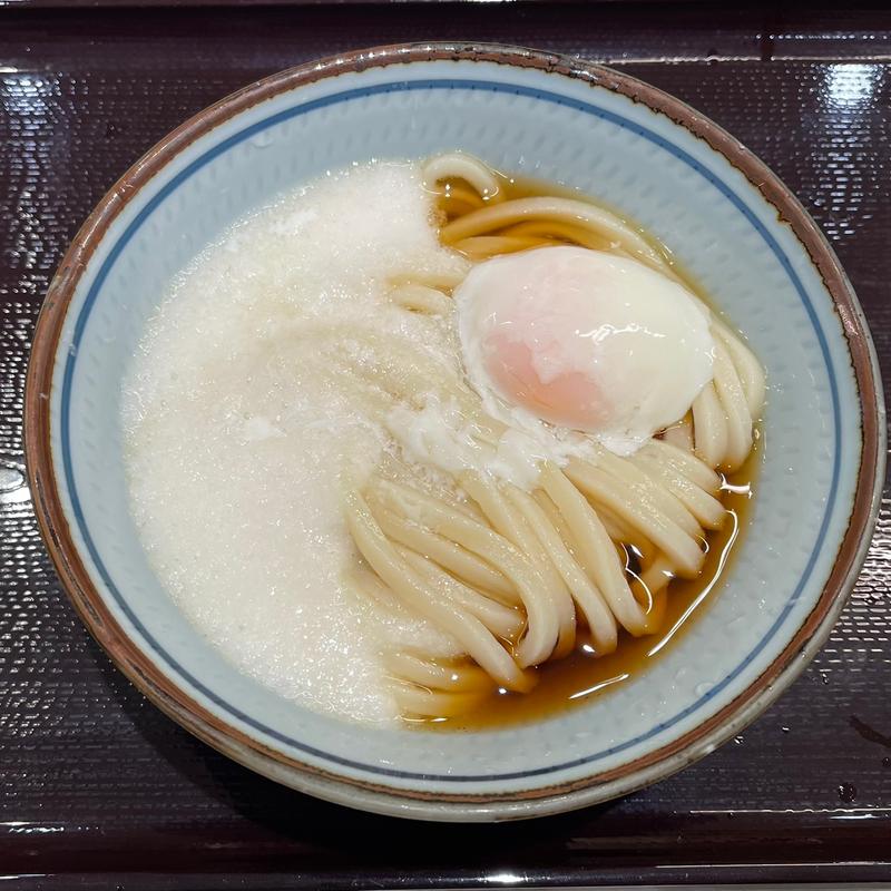 とろ玉ぶっかけうどん(香川一福 カメイドクロック店)