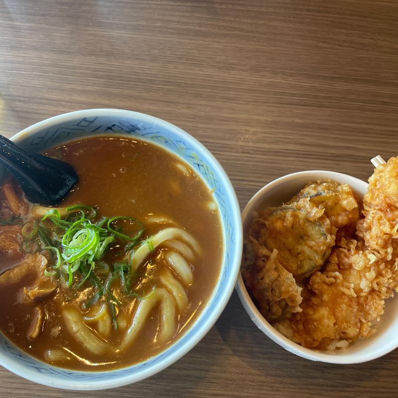 カレーうどん天丼小(かまど鎌取店)
