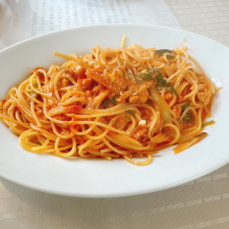 ウニのトマトソースパスタ(アランチョ )