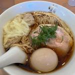 ワンタン醤油ラーメン 味玉