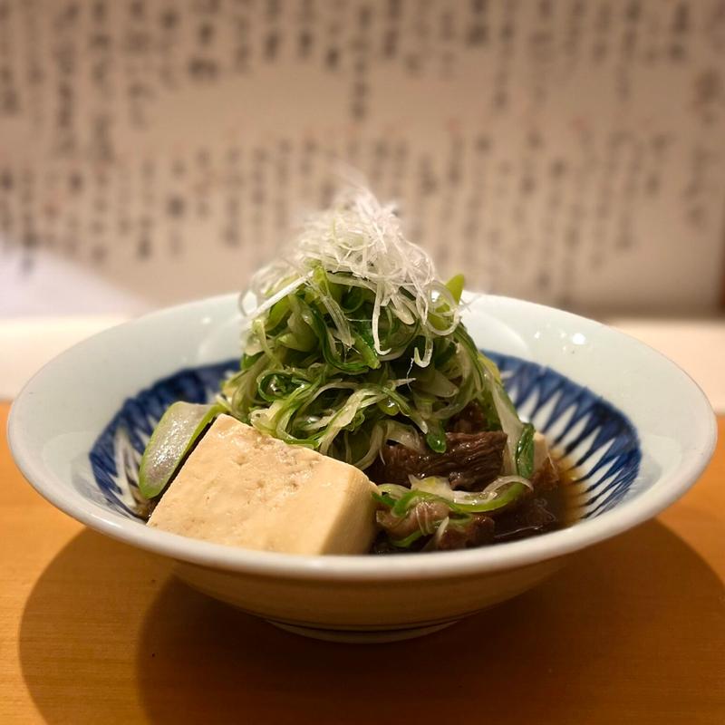 牛すじ豆腐(麩屋町 久らく (くらく))