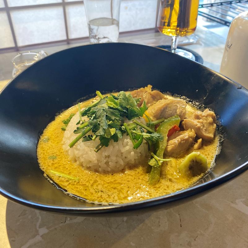 グリーン檸檬カレー(散ポタカフェのんびりや )