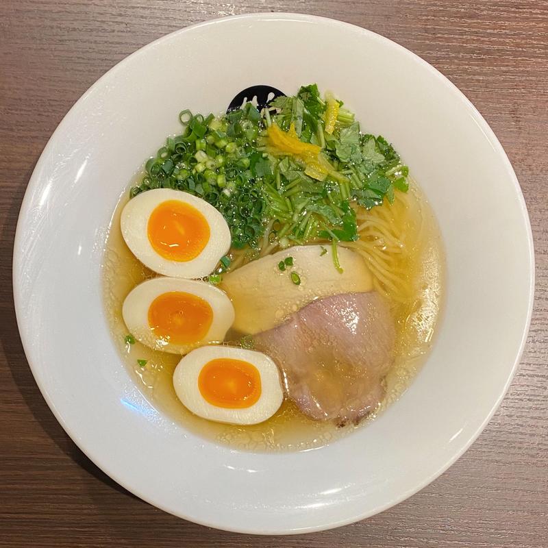 鯛清湯そば (塩)(らーめん鞍)