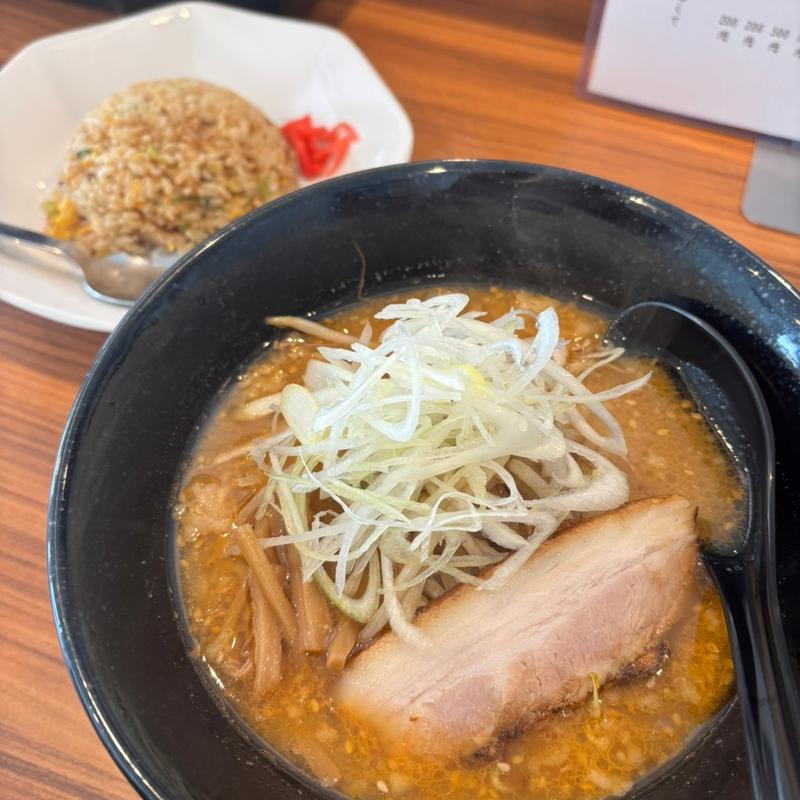 みそ　半チャーハンセット(麺屋 つづき)