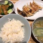 餃子➕ライスセット　プラスきゅうり(原宿餃子樓 グランツリー武蔵小杉店)