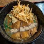 魚介香るカリとろ豚カレー蕎麦