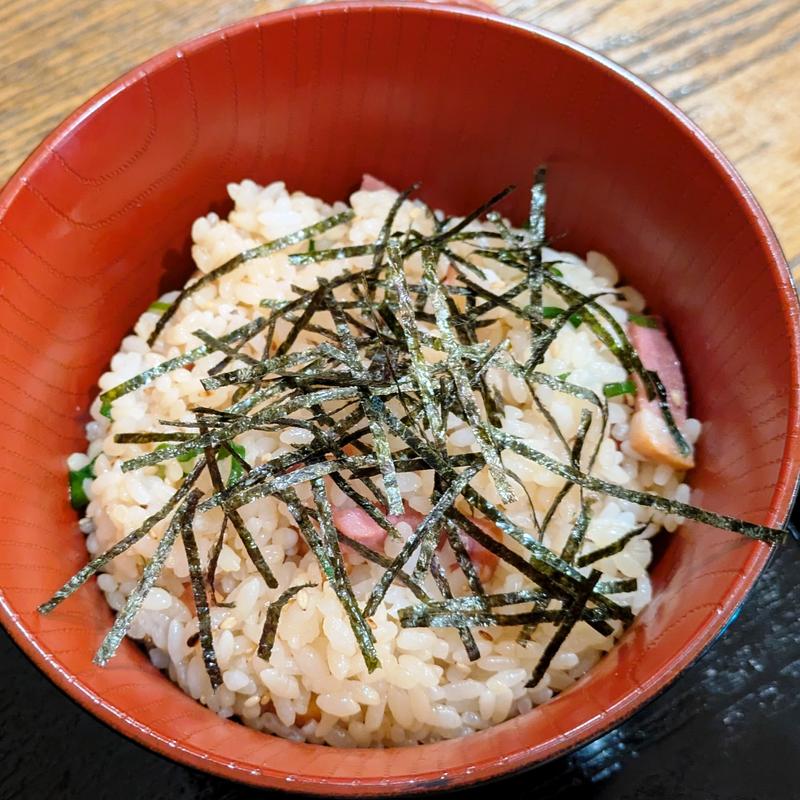 いぶり鴨まぜご飯(岩駒庵)