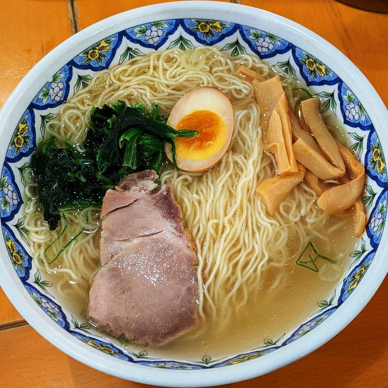 塩ラーメン(中国ラーメン揚州商人 末吉橋店)