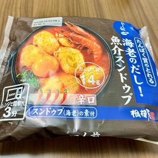 海老のだし！魚介スンドゥブ 辛口(ベルクス 東墨田店)