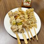 焼鳥 塩(かわ、ももにんにく、ねぎま)(ベルクス 東墨田店)