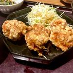 うまだし唐揚げ定食(博多もつ鍋 やまや 大阪あべの店)