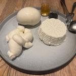 3種フレッシュチーズの盛り合わせ