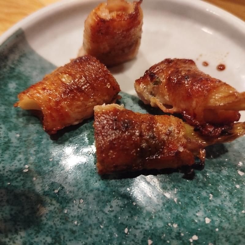 豚バラみょうがしそ巻き(焼鳥 3太)