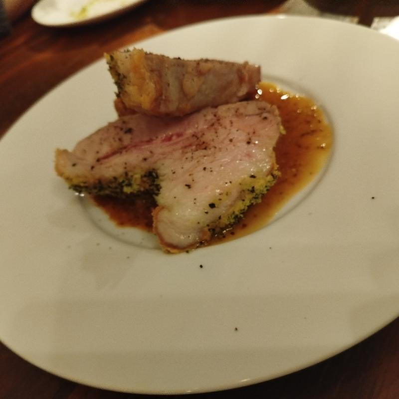 豚バラ香草パン粉焼き(タブリエ)