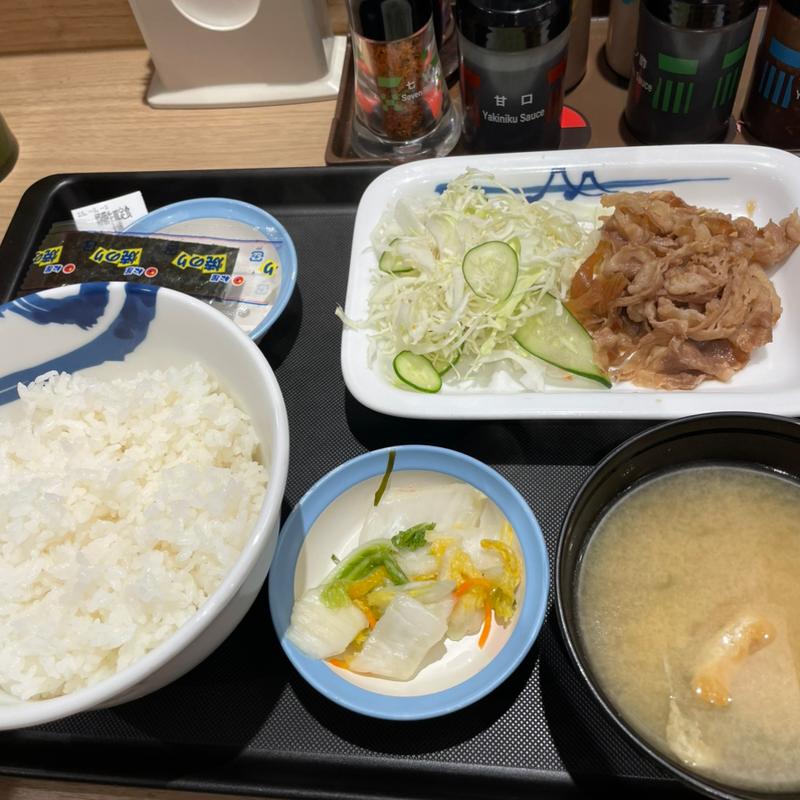 得朝牛皿定食(松屋 吉祥院店 )