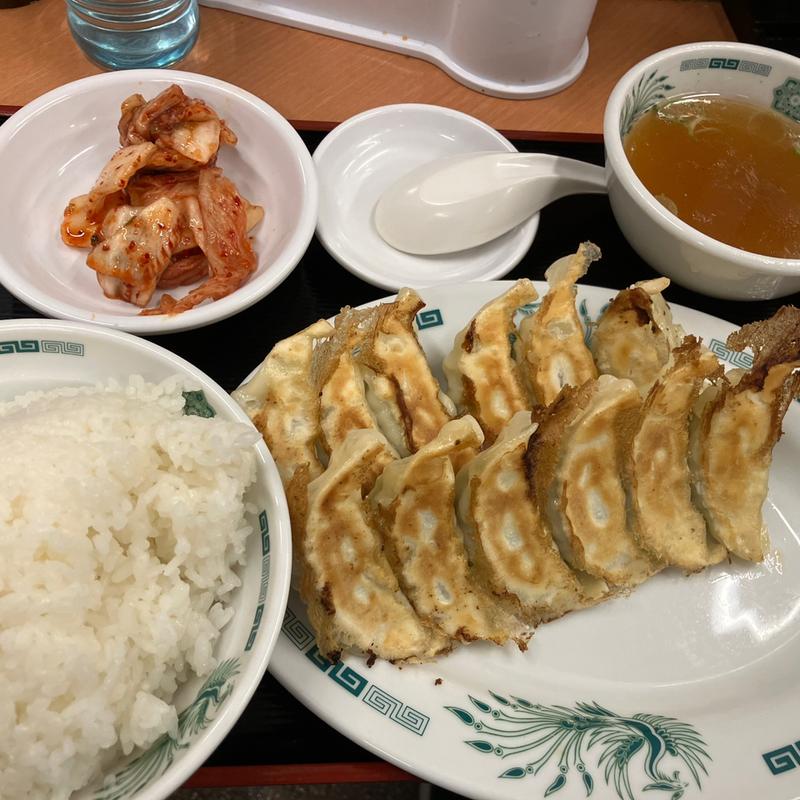 W餃子定食(日高屋 小田急マルシェ永山店 )