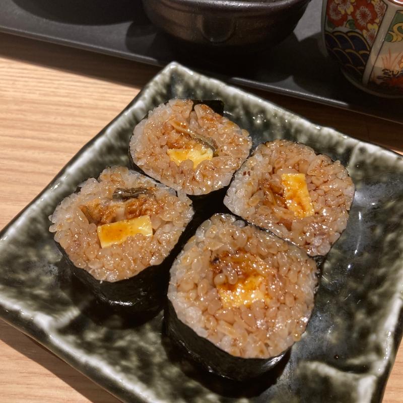 中太巻き うな玉(鮨・酒・肴 杉玉 伏見桃山)