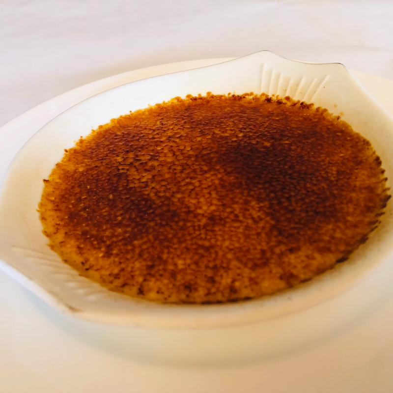  “ムッシュ ポール・ボキューズ”のクレーム・ブリュレ(ブラッスリー ポール・ボキューズ 銀座)