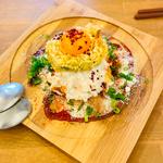 揚げアボカドの濃厚ポテトサラダ(吉祥寺 八百屋バル)