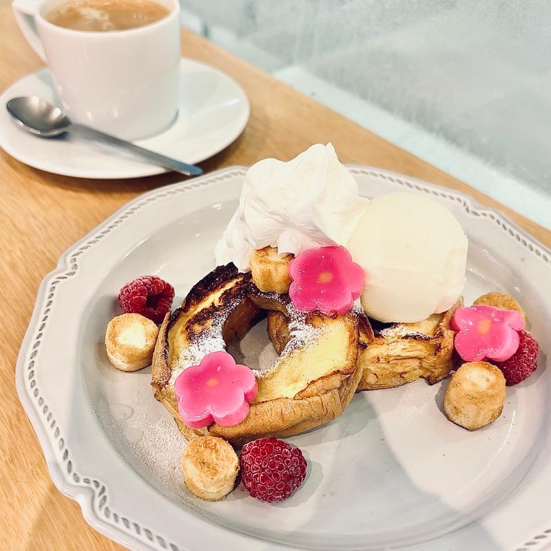 くるま麩のフレンチトースト(カフェ 加賀麩不室屋)