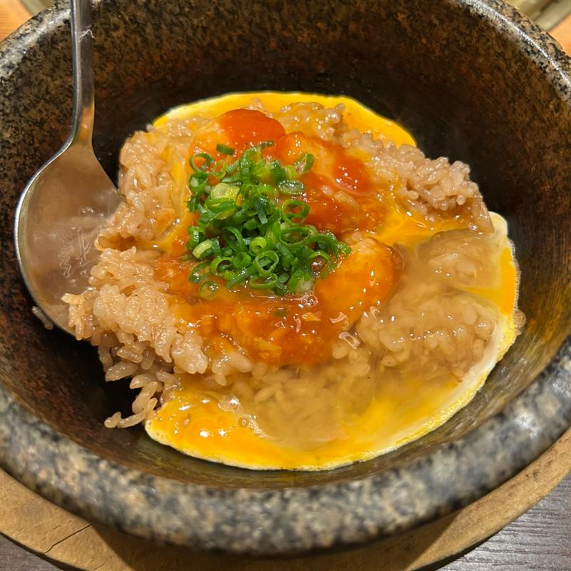 石焼エビチリ炒飯(ワンカルビ Plus+ 北生駒店 （ワンカルビプラス）)