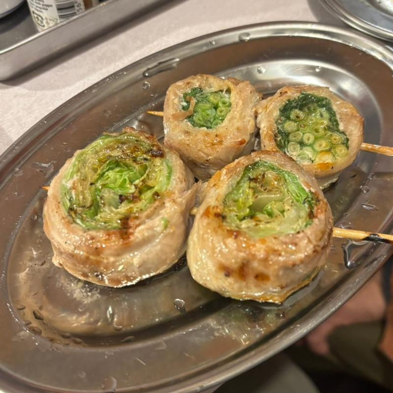レタス巻き(串とメシにはサケキタル。天神親不孝通り店)