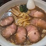 肉そば大、生卵(一颯 （イブキ）)