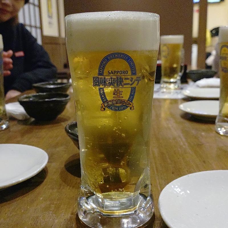 生ビール(居酒屋 ゆた 越後湯沢本店)