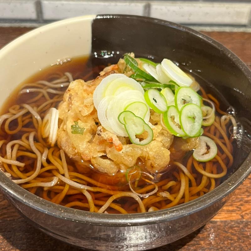 かき揚げそば(大橋や)