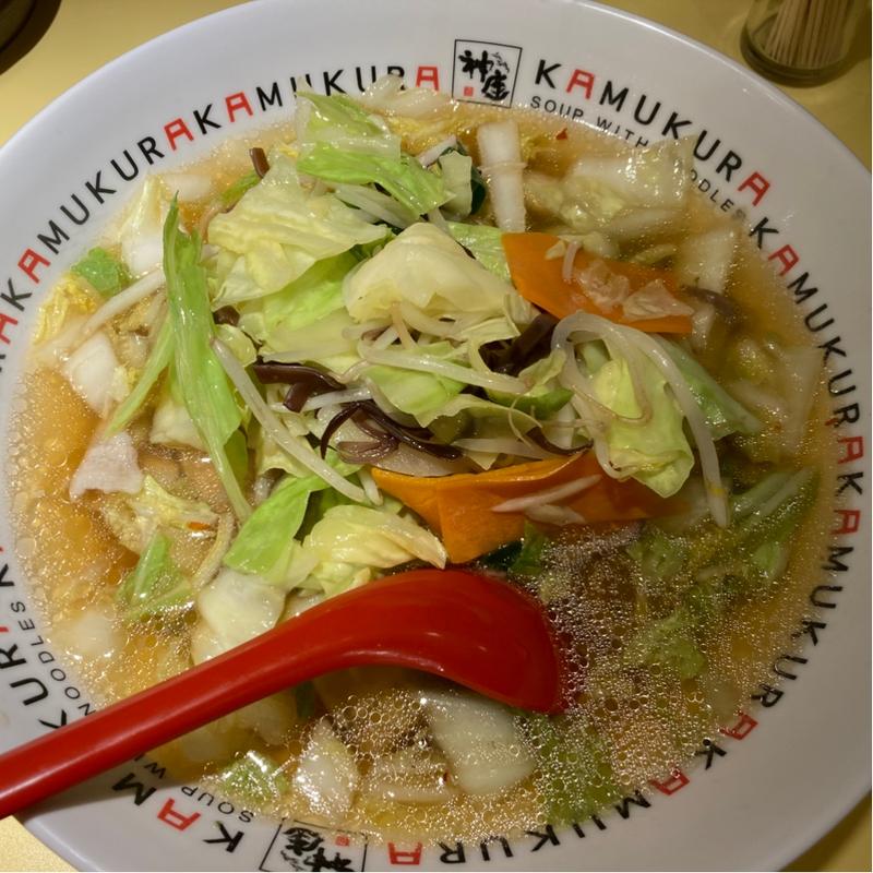野菜たっぷりラーメン(どうとんぼり神座 京王モール店)